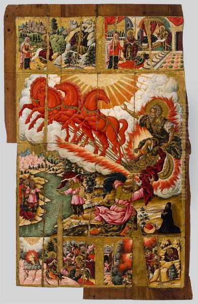 Ascension of the Prophet Elijah (Poulakis) - view 1