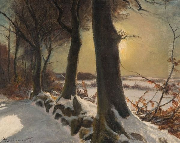 Winter Landscape near Vejle. - view 1