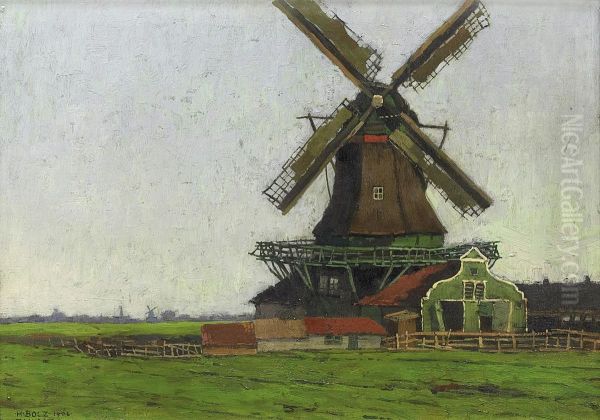 Holzsagemuhle in Zaandam. - view 1
