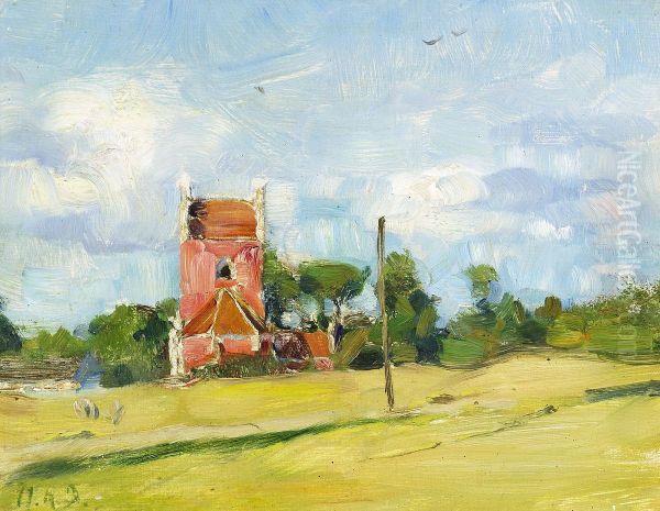 Byrum church on the Island of Laeso, Denmark. - view 1