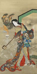 Hell Courtesan by Kawanabe Kyosai