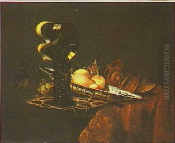 Still life with roemer and fruit - view 1