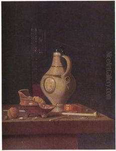 Still life with smoking and drinking utensils Still life with smoking and drinking utensils