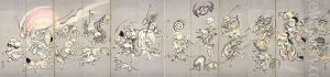 Night Procession of One Hundred Demons by Kawanabe Kyosai