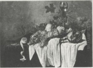 Still life with roemer and fruit