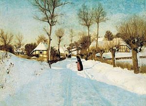 The village in winter.