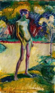 Nude Boy in the garden of Nyerges