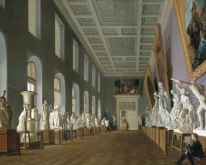 Second Antique Gallery at the Imperial Academy of Arts by V stileMihajlov, Grigorij Karpovic