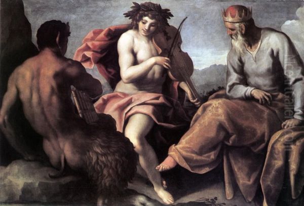 Apollo and Marsyas - view 1