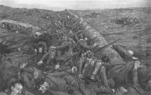 Die Vernichtung by Hans Baluschek