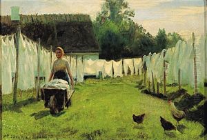 Washing day. Washing day.