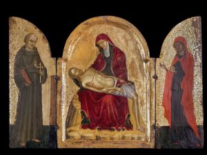 Pieta Triptych by Nikolaos Tzafouris