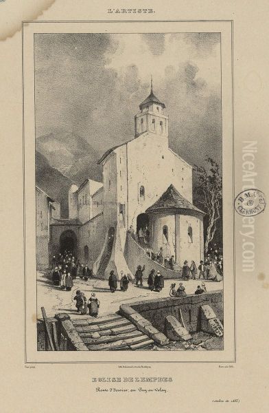 Eglise de Lempdes, route d'Issoire au Puy en Velay - view 1