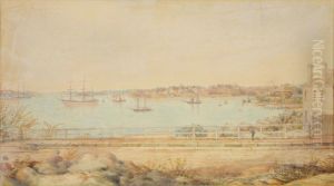 View East From Mrs Macquarie's Road by John F. Campbell