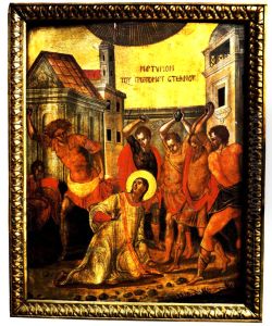The Stoning of Saint Stephen by Michael Damaskinos