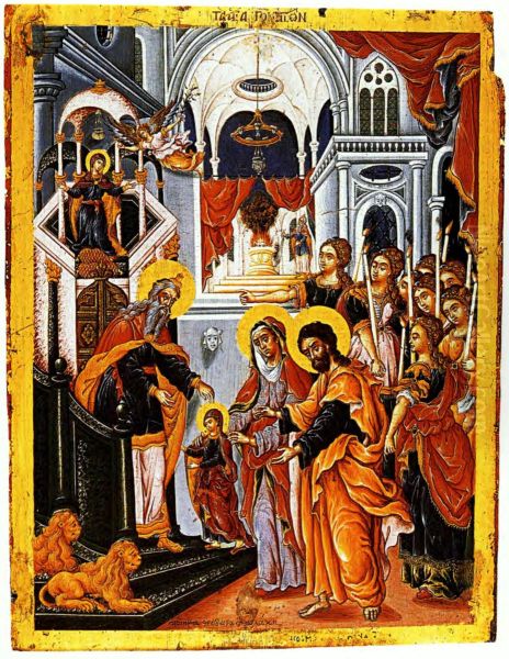 Presentation of the Virgin Mary (Poulakis) - view 1