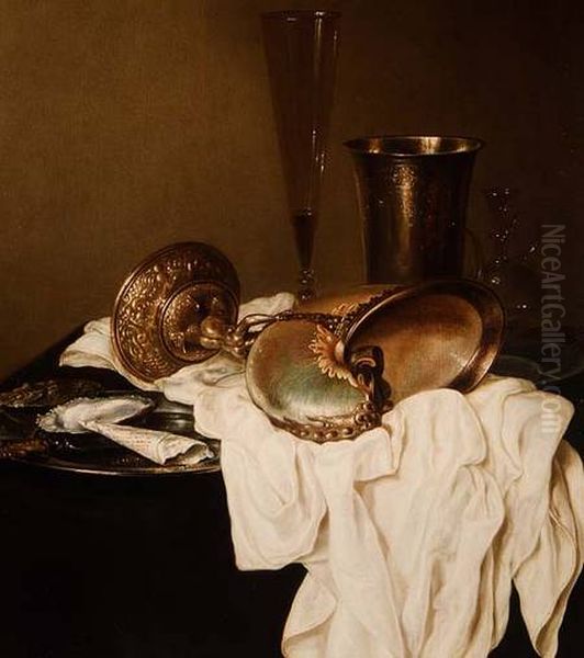 Still life with nautilus cup - view 1