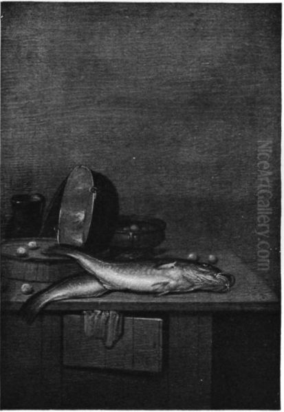 Still life with two fish - view 1