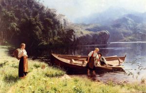 By the Water's Edge by Hans Dahl
