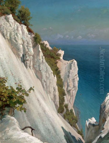 View of the sea from Moens Klint, Denmark. - view 1