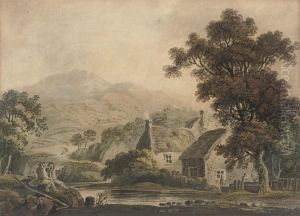 Cottages In County Wicklow by John Henry Campbell