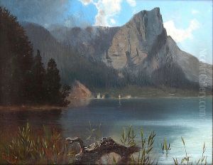 Blick auf den Mondsee und die Drachenwand