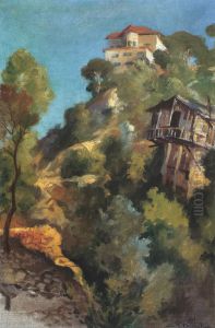 Bikfaya. The Palace and the cabin. by Moustafa Farroukh