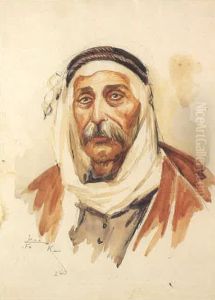 Portrait De Hussein Mahmoud Al-Hajj Darwich.