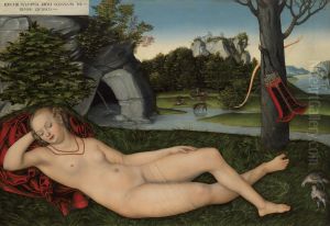 Ruhende Quellnymphe by Lucas Cranach the Elder