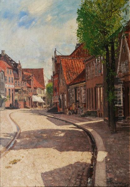 Friesische Kleinstadt. - view 1