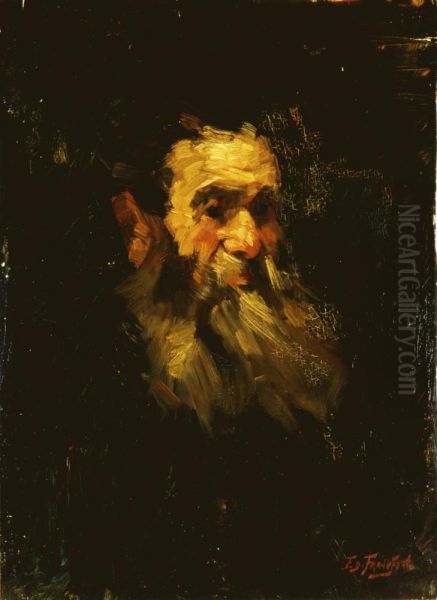 portret oude man - view 1