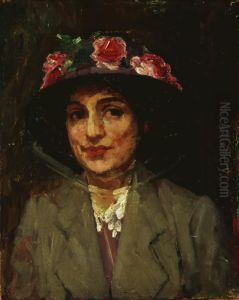 Portret Klara Frankfort-Kloots by Eduard Frankfort