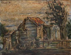 Landschap met huisje Landschap met huisje