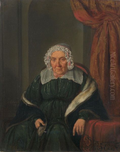 Portret van Vrouwtje Salomon Cohen - view 1