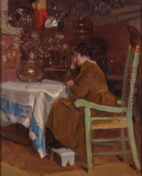Lezende vrouw - view 1
