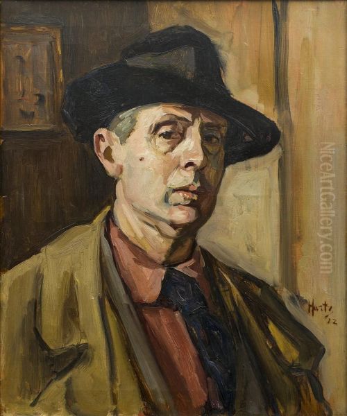 Zelfportret met hoed - view 1