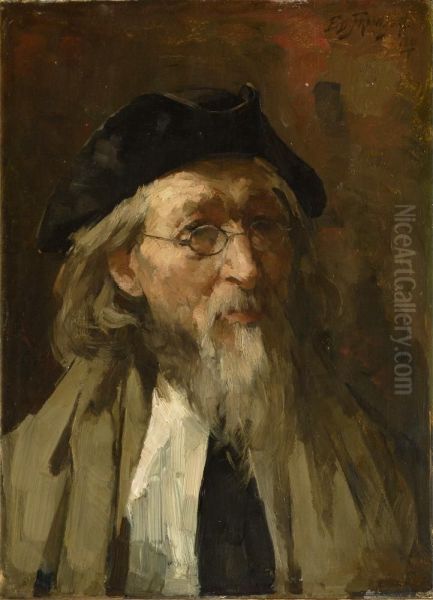 portret oude man - view 1