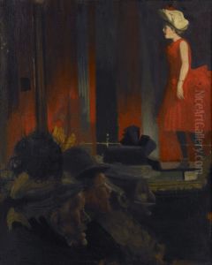 The Music Hall or The P.S. Wings in the O.P. Mirror by Walter Richard Sickert