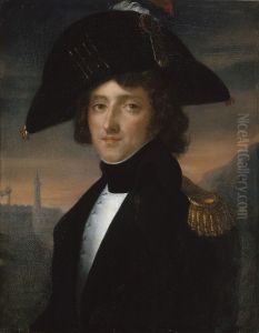 Louis Gabriel Suchet, duc d'Albufera, chef de bataillon a la huitieme demi-brigade en 1795 by Joseph Albrier