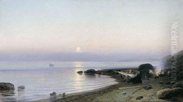On the seashore - view 1