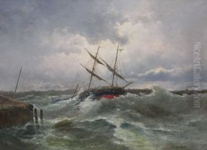 Stormy Seascape by Rufin Sudkovsky