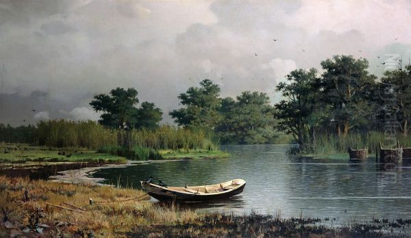 Riverside. Boat - view 1