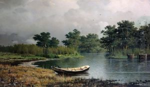 Riverside. Boat by Rufin Sudkovsky