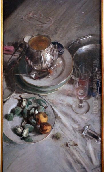 Un coin de la table du peintre - view 1