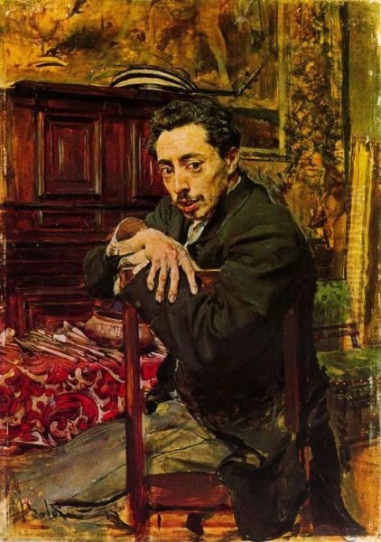 Portrait of the painter Joaquin Araujo y Ruano - view 1