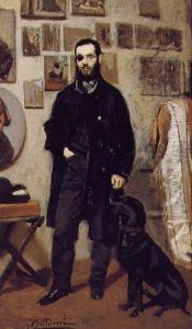 Portrait of Giuseppe Abbati by Giovanni Boldini