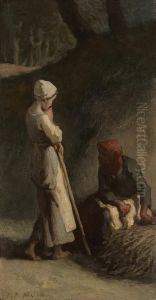 The Faggot Gatherers by Jean-Francois Millet