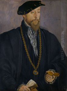 Bildnis desPankraz von Freyberg zu Hohenaschau by Hans Muelich