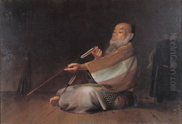 Examining an Arrow - view 1