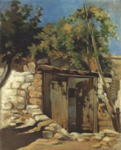 Vielle Porte A Abadiye. by Moustafa Farroukh